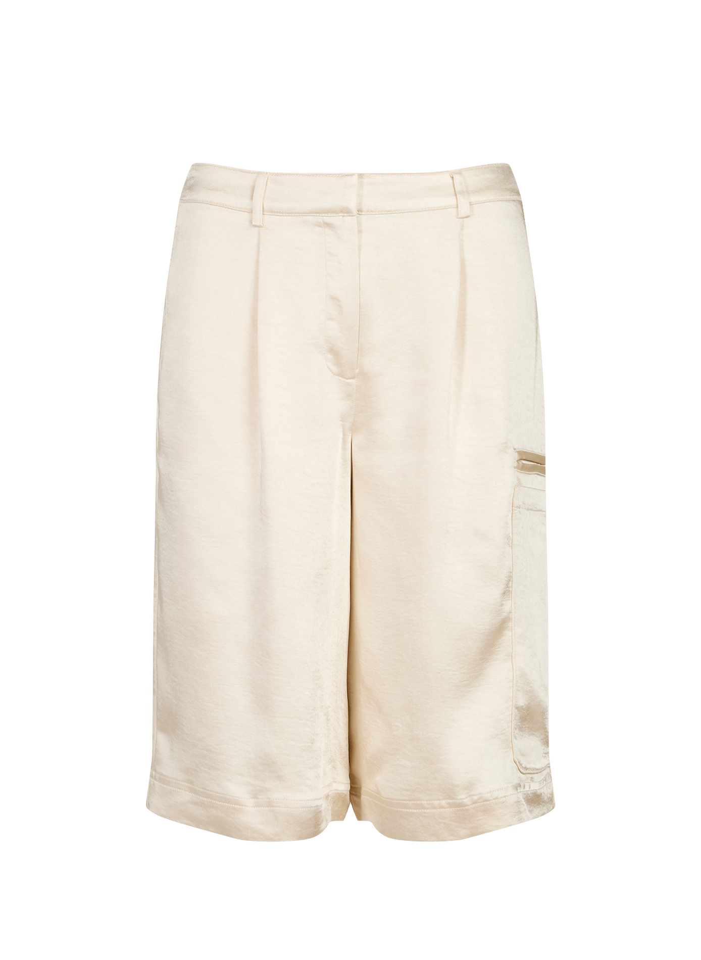 Short ample satiné TOPSHOP Beige