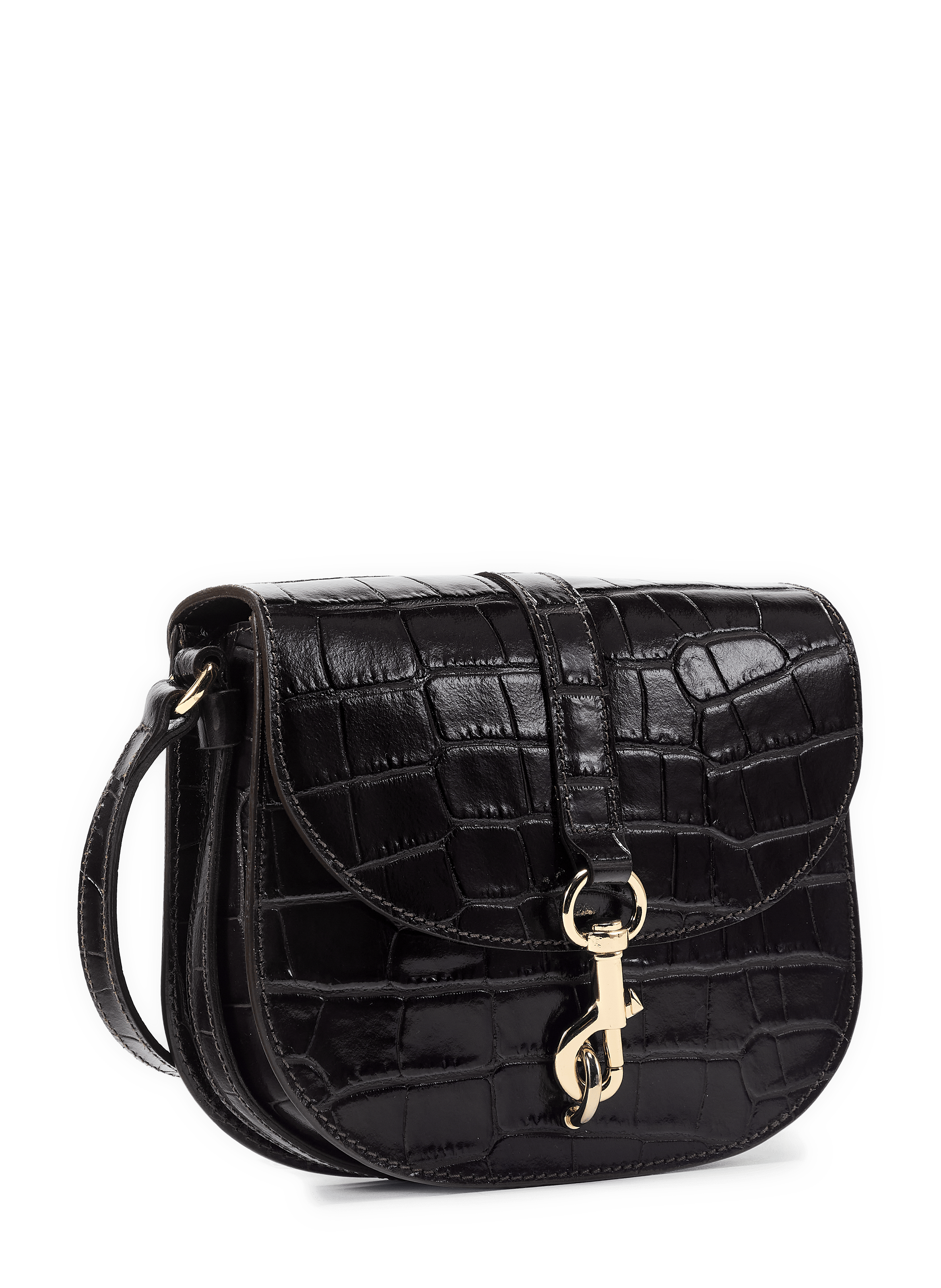 Leather shoulder bag SAISON 1865 Black