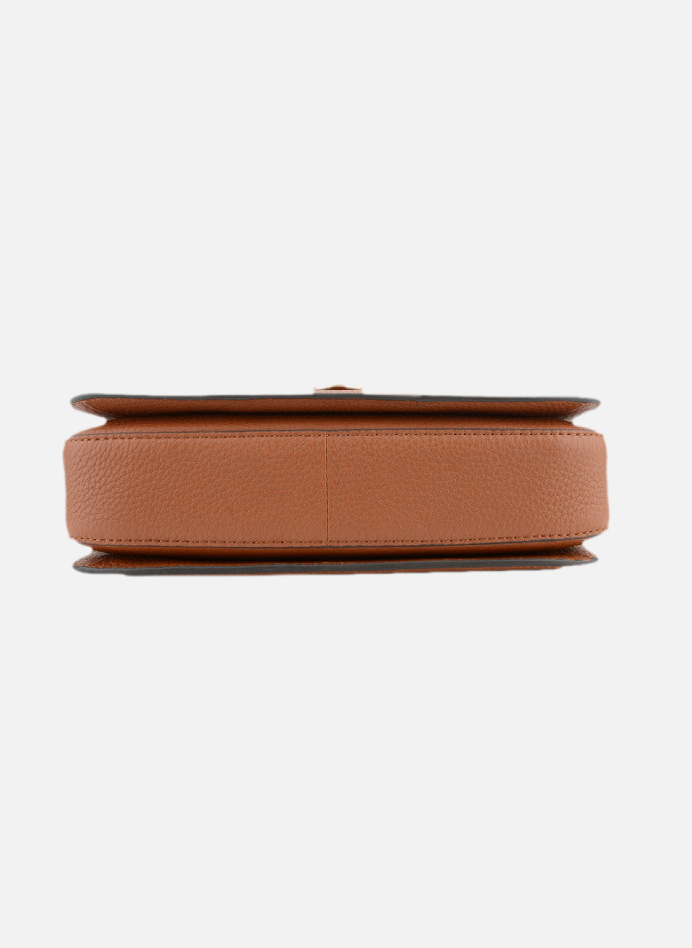 Auteuil | sac porté travers gm en cuir de vachette POURCHET Marron