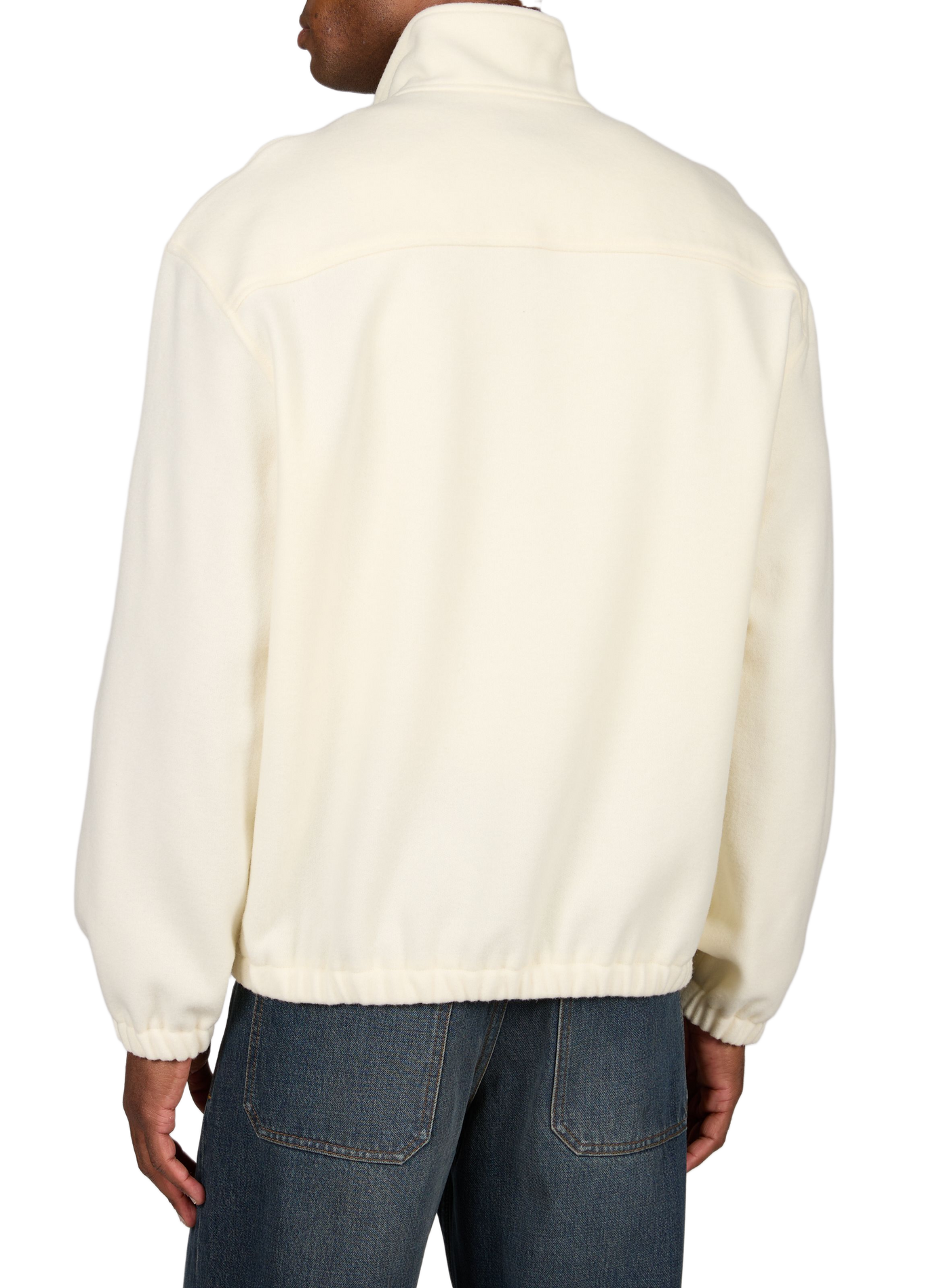 Flauschige Jacke mit Stehkragen aus Wollmischung COURRÈGES Beige