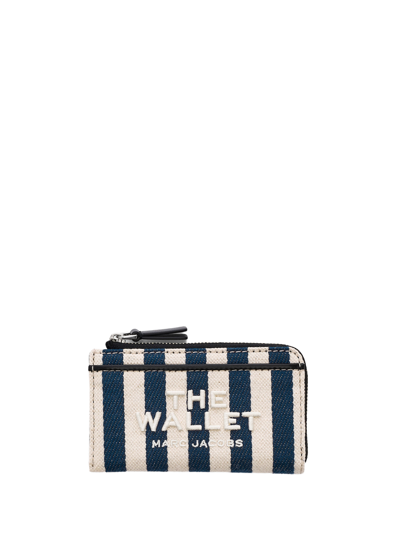 Brieftasche The Stripe Canvas aus Baumwolle und Leinen MARC JACOBS Blau