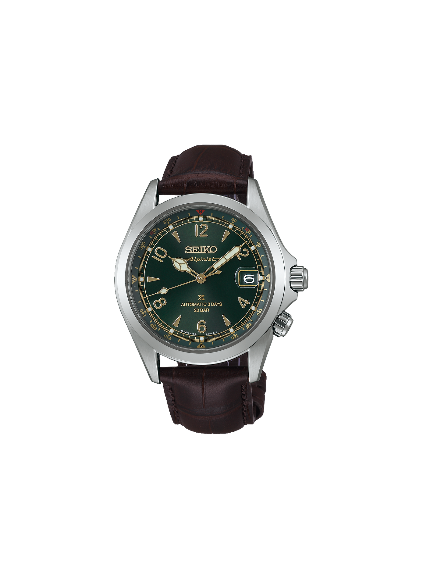 Montre automatique Prospex en cuir SEIKO Vert