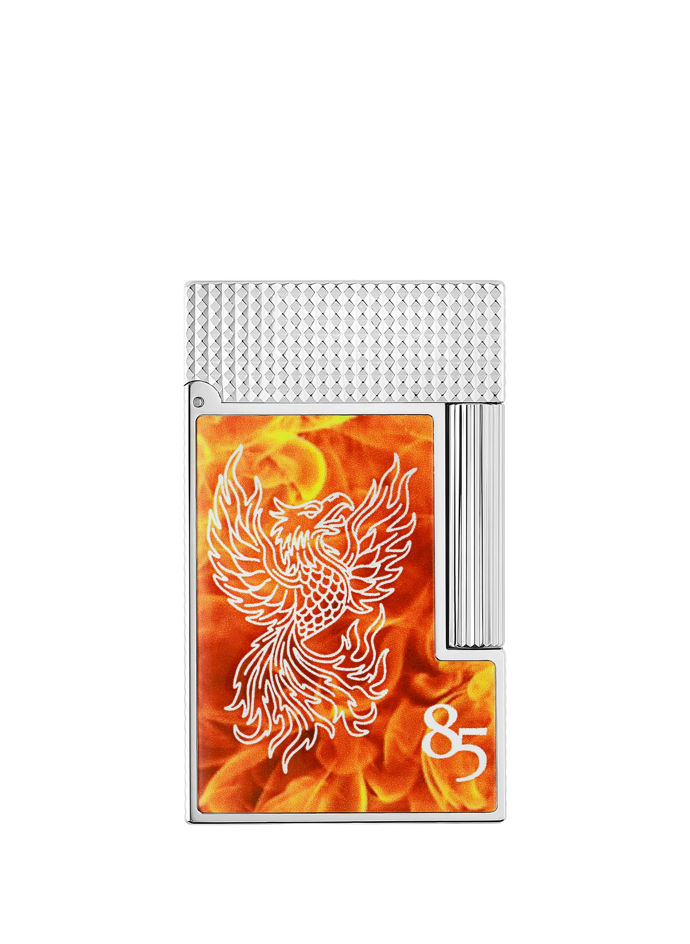 Briquet Laqué 85eme anniversaire Ligne 2 S.T. DUPONT Argent