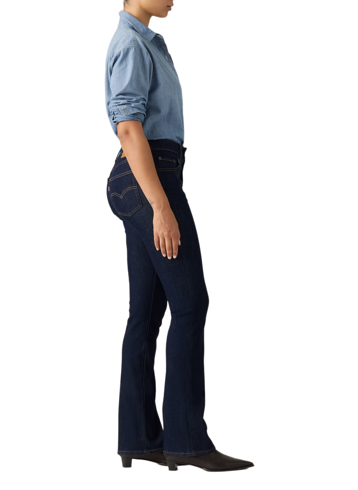 Skinny Jeans aus Baumwollmischung LEVI'S Blau