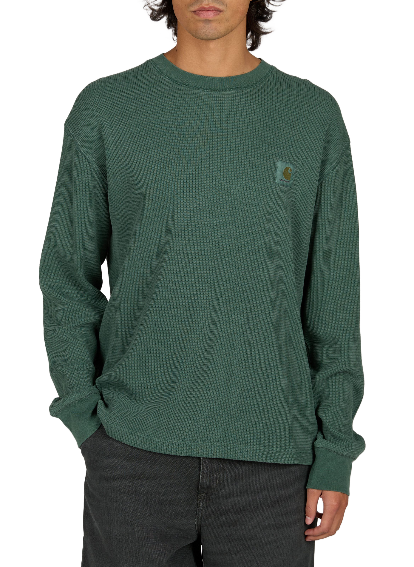 Pull ample Vista Waffle en coton CARHARTT WIP Vert