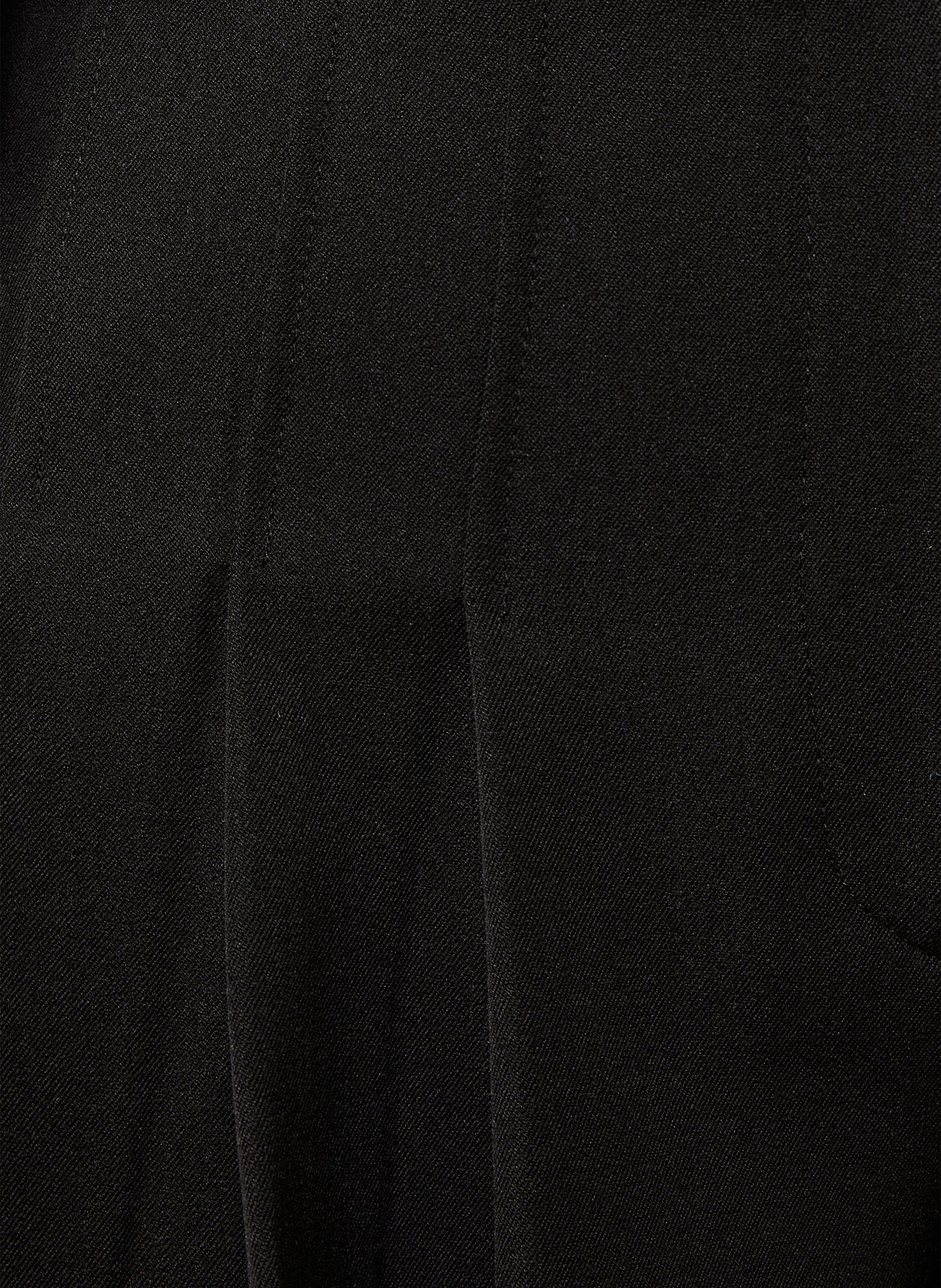 Wijde cropped plissébroek LA FEE MARABOUTEE Zwart