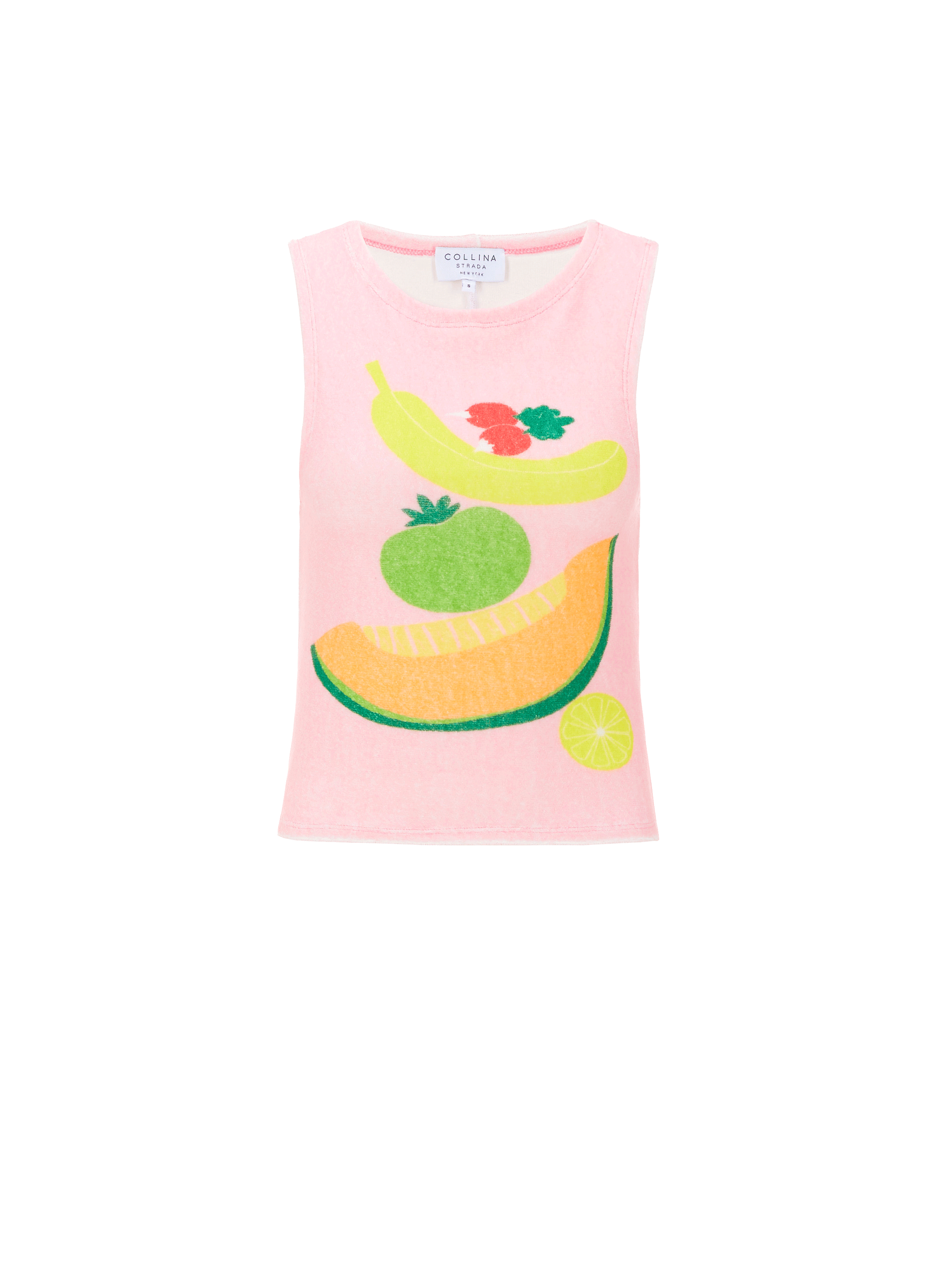 COLLINA STRADA Printed towelling top Multicolour