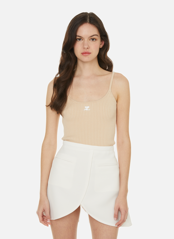COURRÈGES knitted tank top
