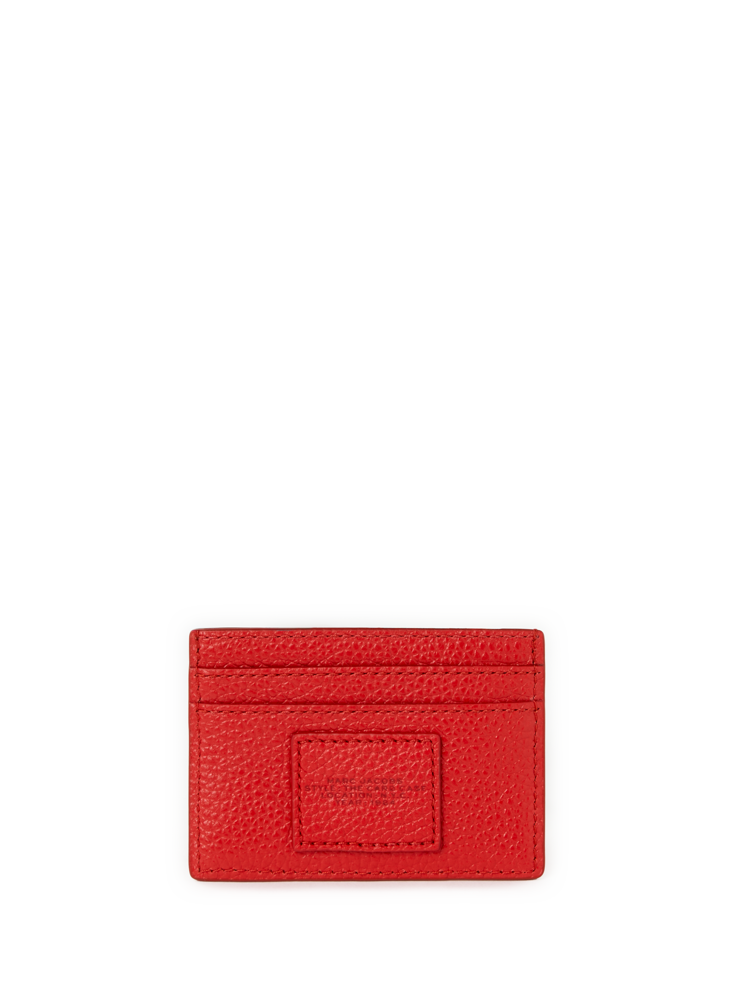  Leather card holder MARC JACOBS Red