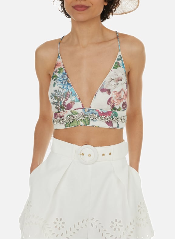Linen and silk top Multicolour by ZIMMERMANN ZIMMERMANN Linen and silk top Multicolour