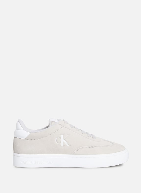 Baskets en daim à logo Gris by CALVIN KLEIN CALVIN KLEIN Baskets en daim à logo Gris
