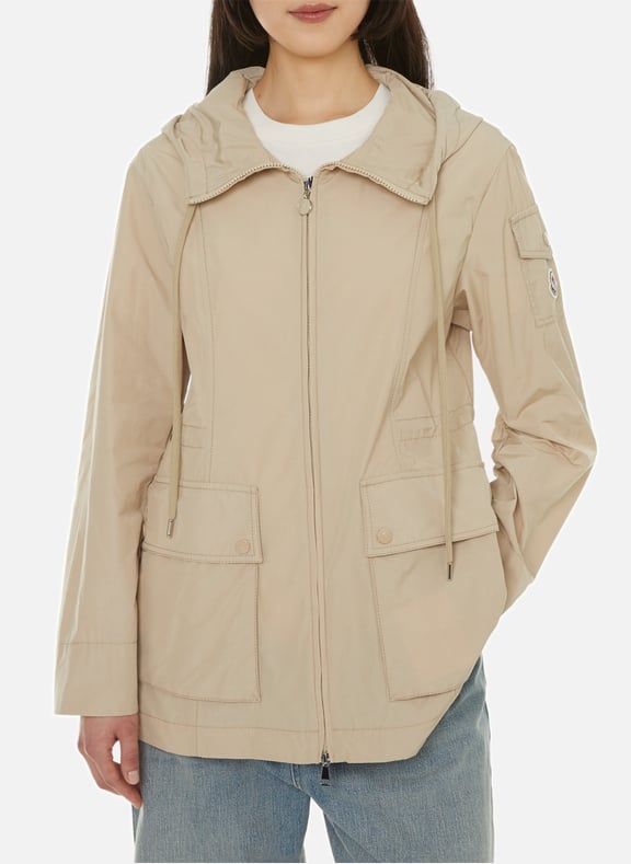 Veste coupe-vent Leandro Beige by MONCLER MONCLER Veste coupe-vent Leandro Beige