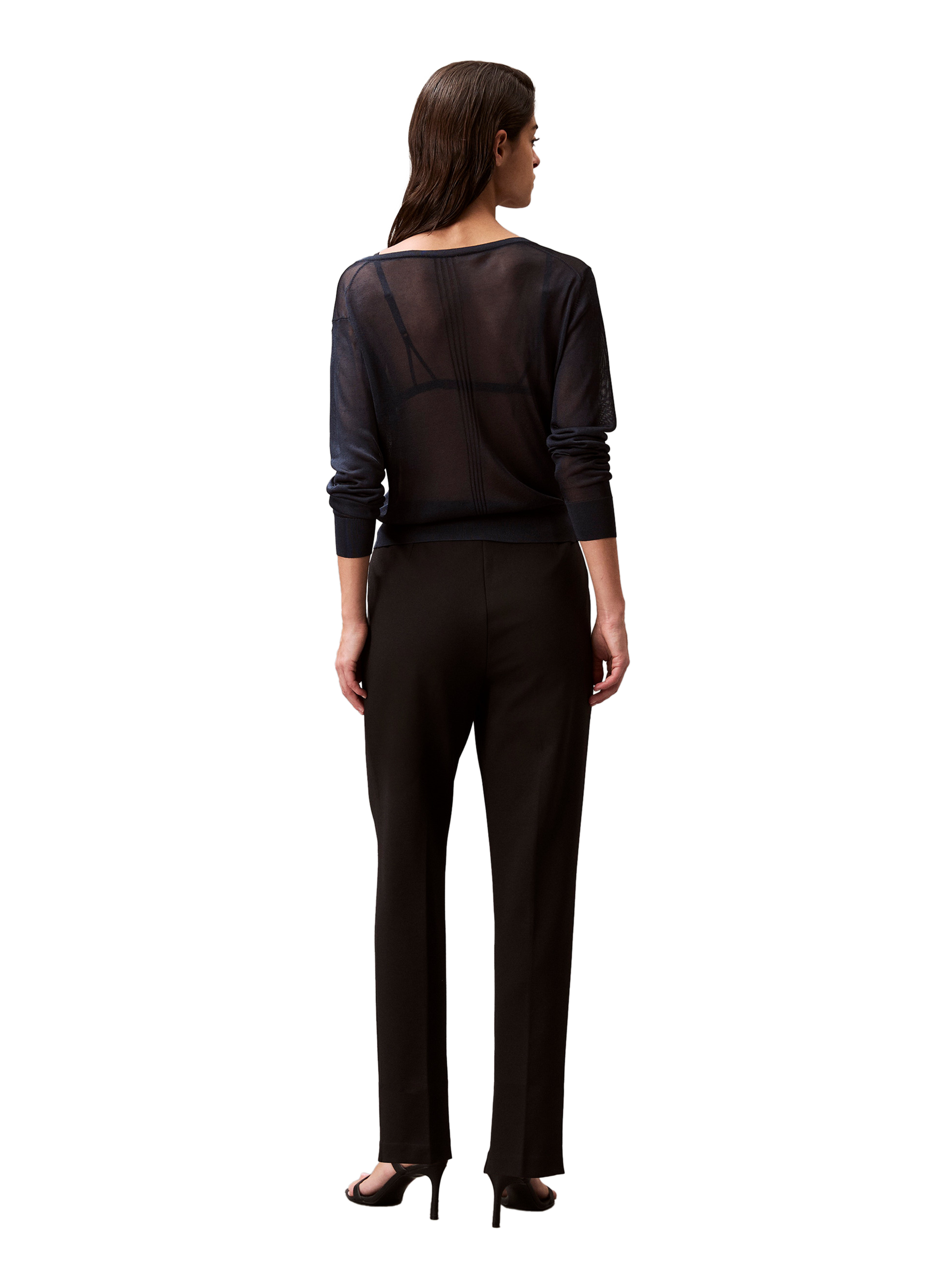 Pantalon slim  CALVIN KLEIN Noir