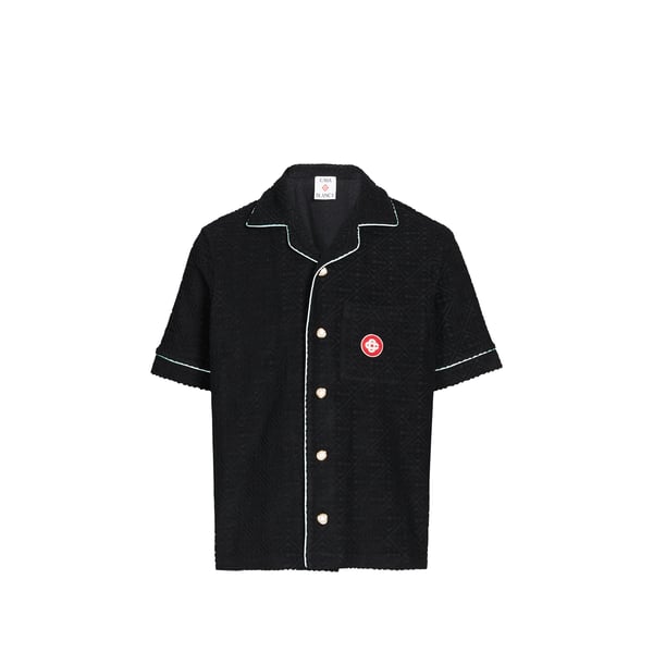 Chemise à jacquard monogrammé Chemise à jacquard monogrammé
