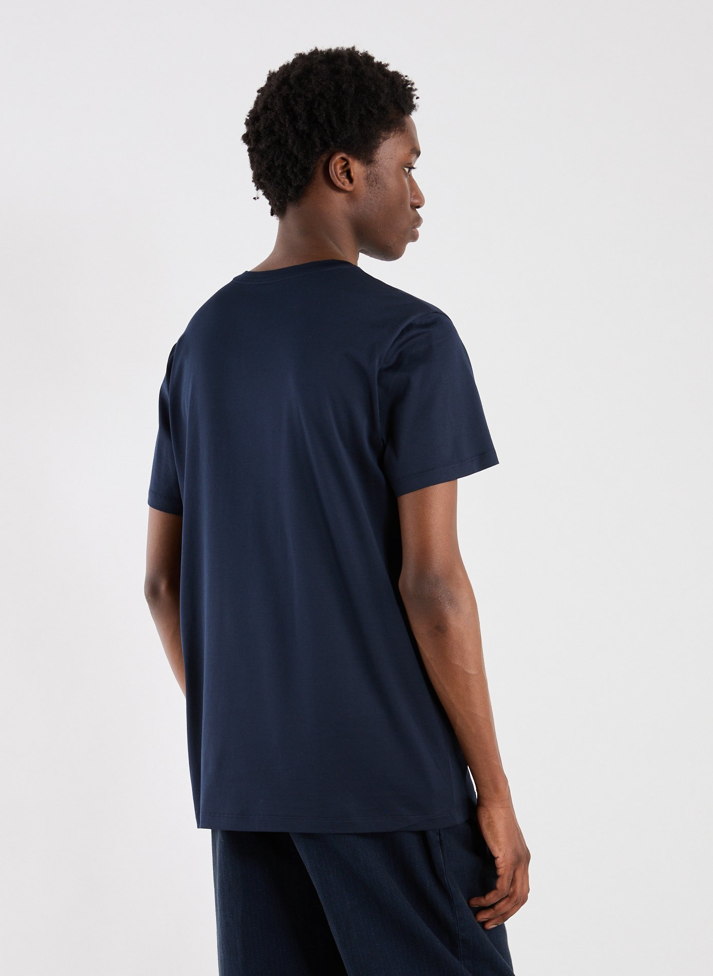 Classic Cotton T-Shirt MONCLER Blue