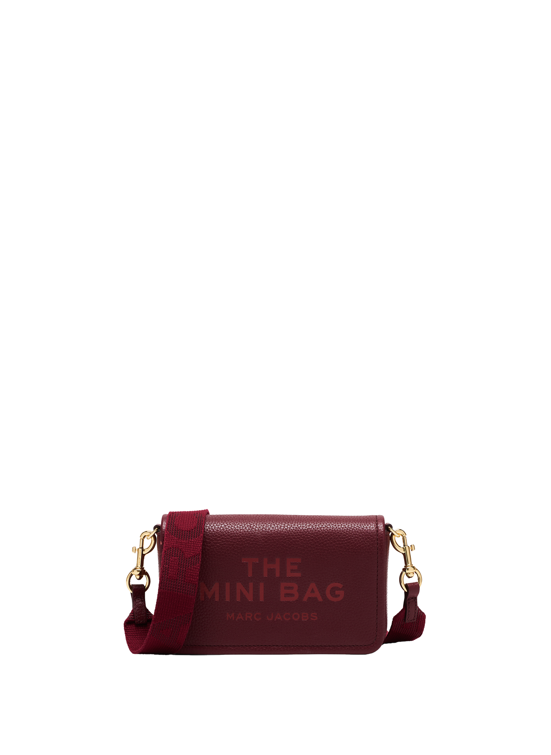 MARC JACOBS The Leather Mini Shoulder Bag in leather Red