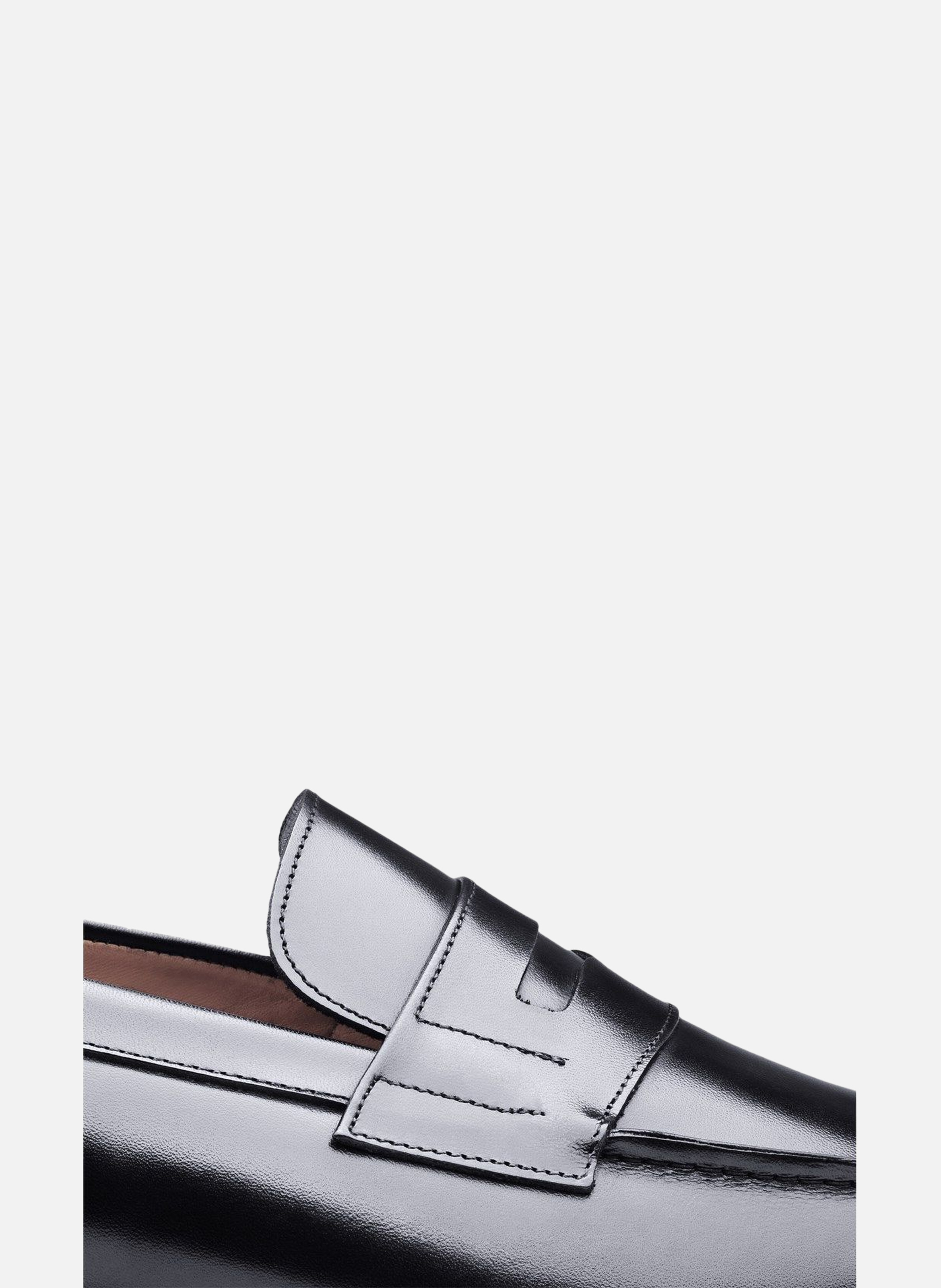 Mocassins cuir college 1986 FINSBURY Noir