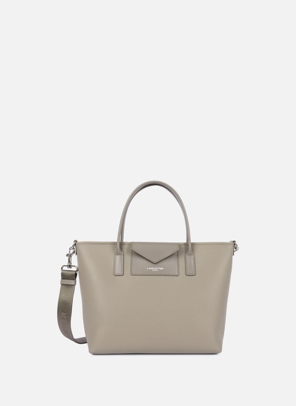 Tote bag - Maya Double KBA Grey by LANCASTER LANCASTER Tote bag - Maya Double KBA Grey