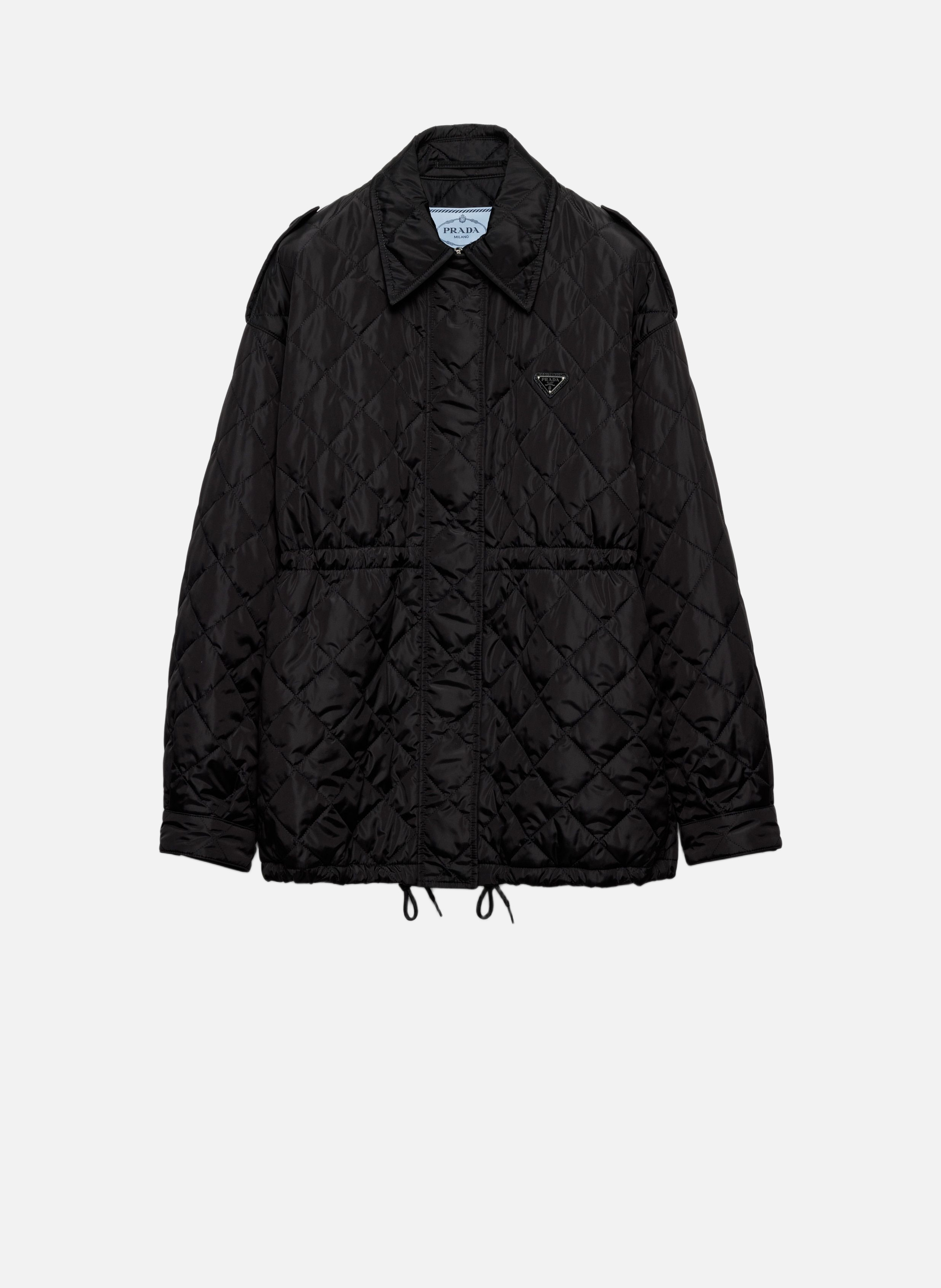 Blouson en re-nylon léger PRADA Noir