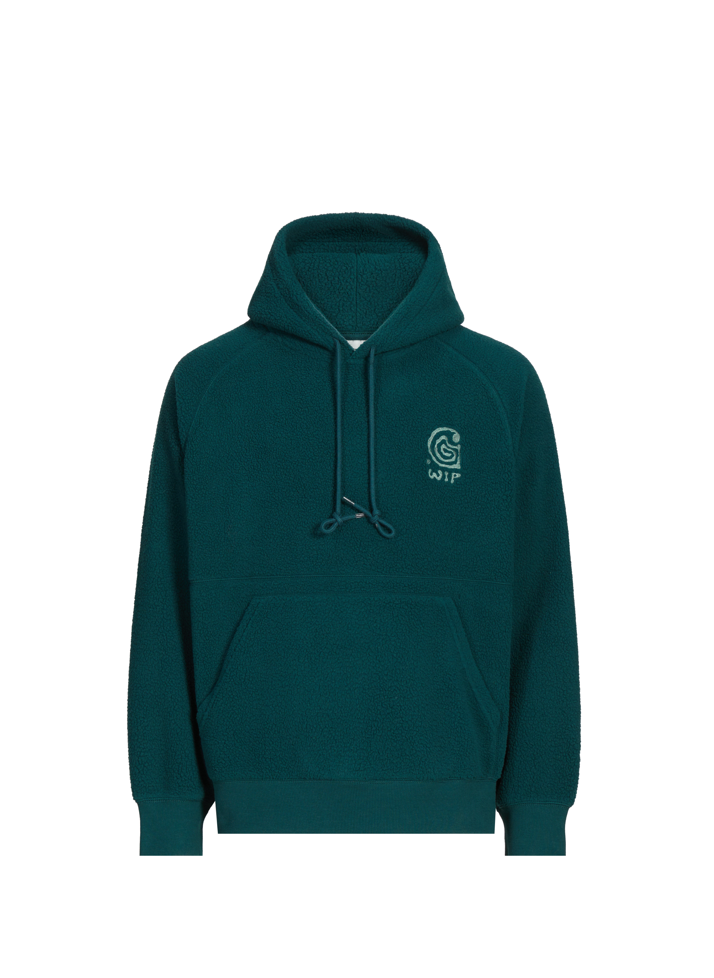 CARHARTT WIP Oversized fleece hoodie Green