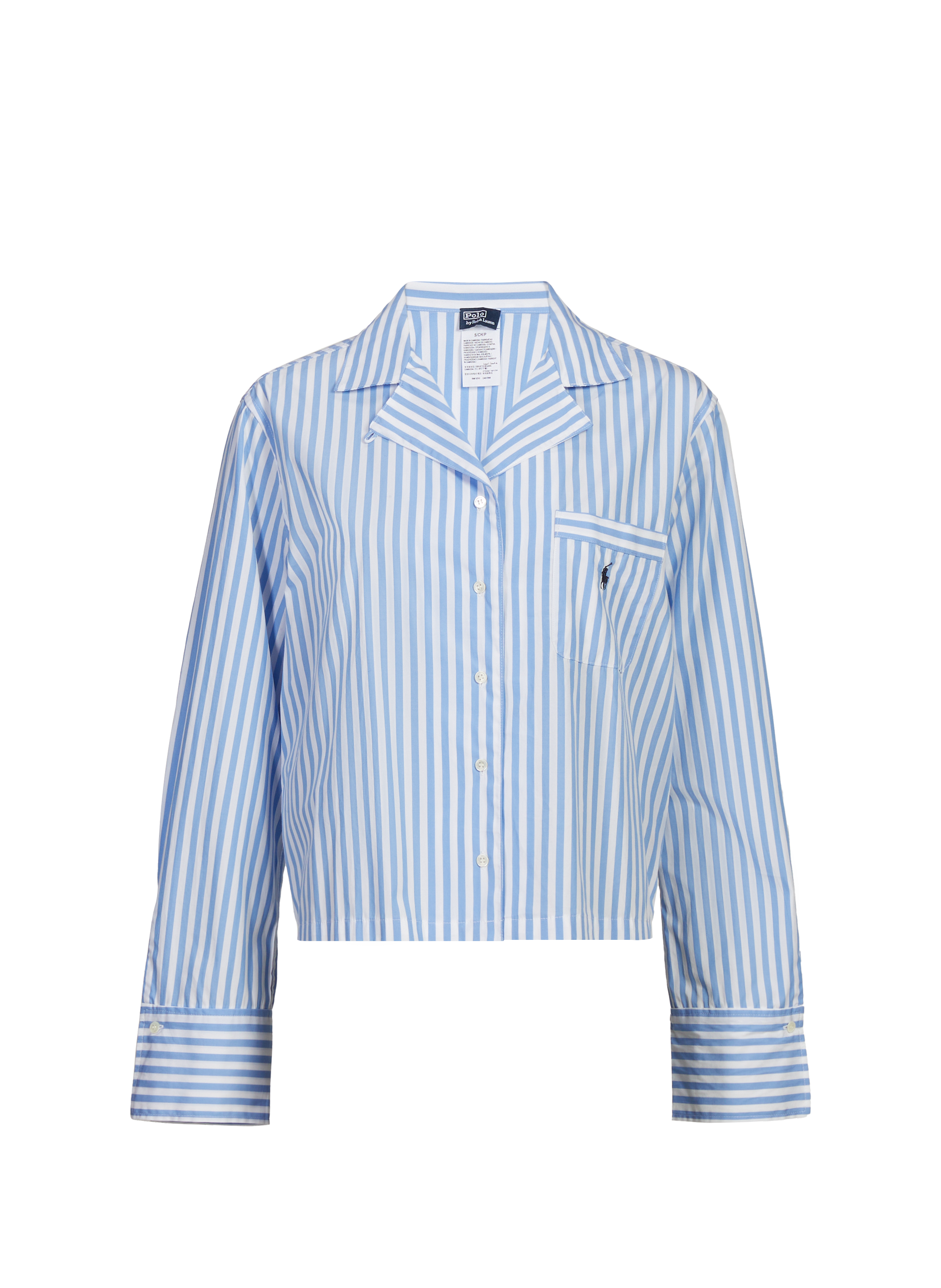 Ensemble de pyjama à rayures en coton POLO RALPH LAUREN Bleu