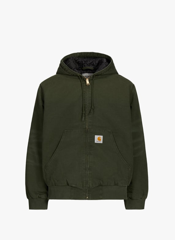 Blouson ample à capuche en coton | Vert by CARHARTT WIP Blouson ample à capuche en coton Vert