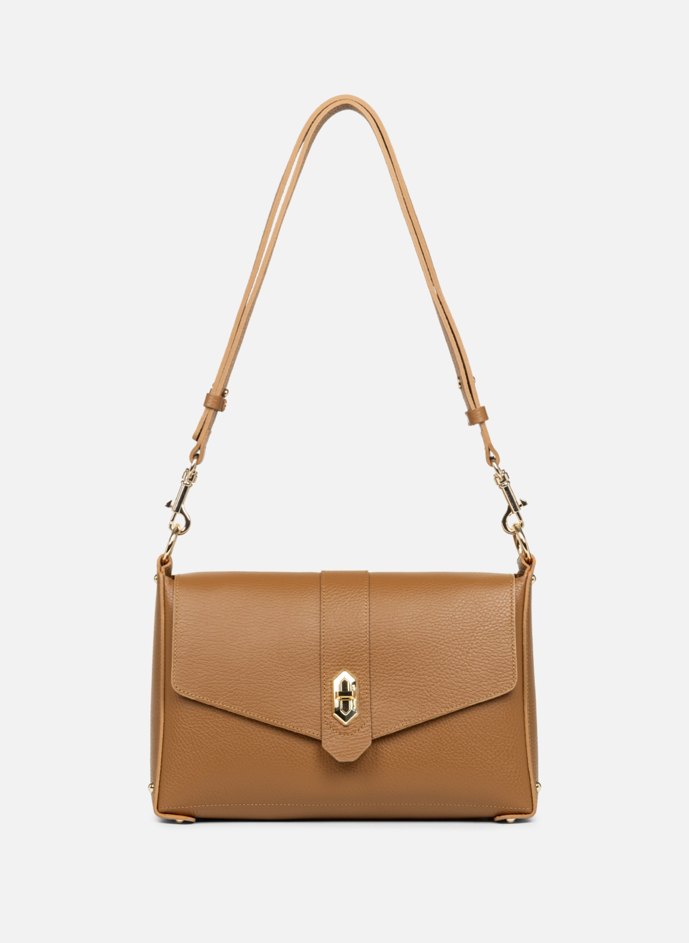 LANCASTER Sac trotteur - top double Marron