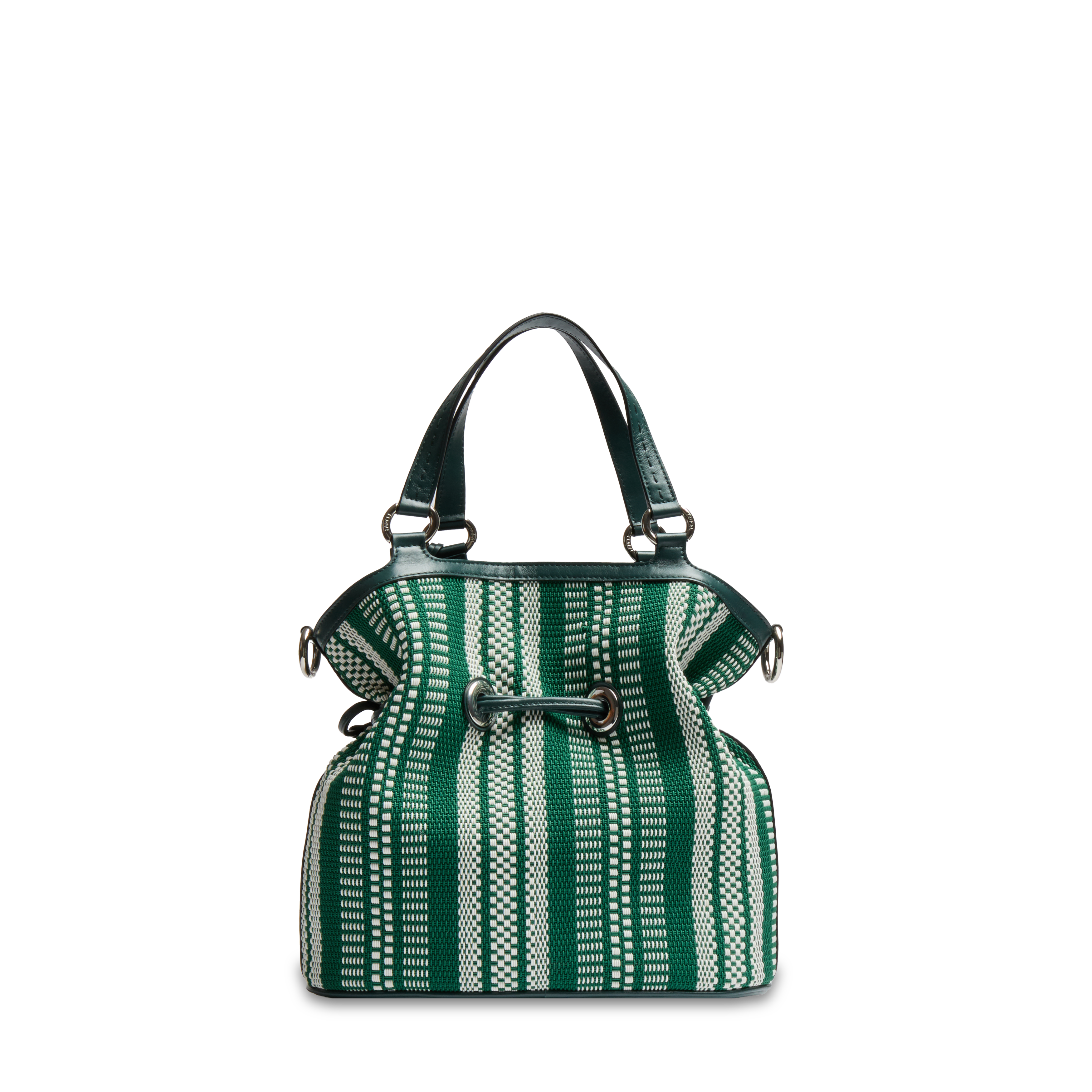Sac seau m premier flirt de lancel en coton LANCEL Vert