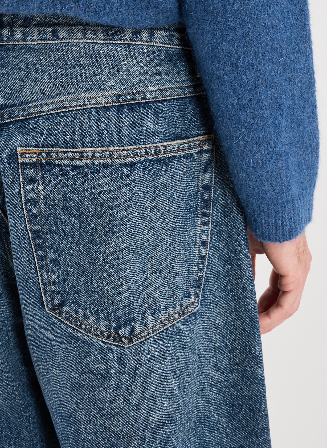 Jean ample en coton AGOLDE Bleu