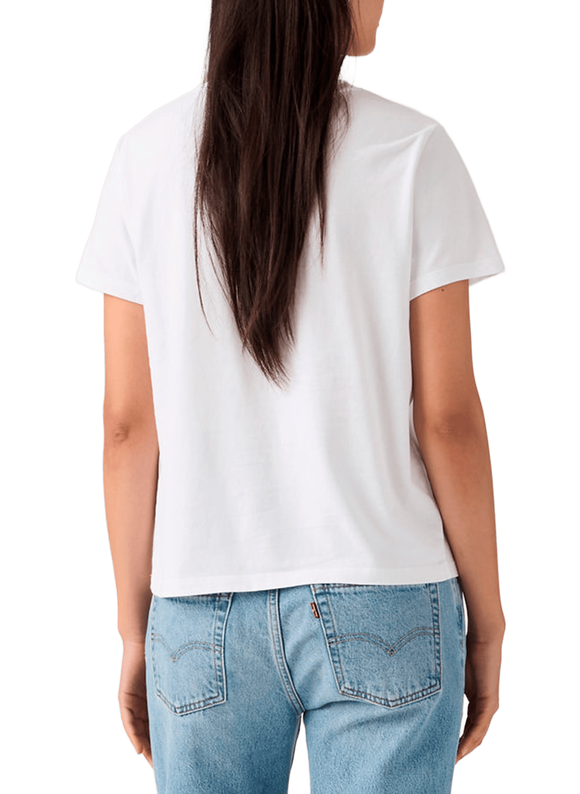 Short-Sleeve Cotton T-Shirt  LEVI'S White