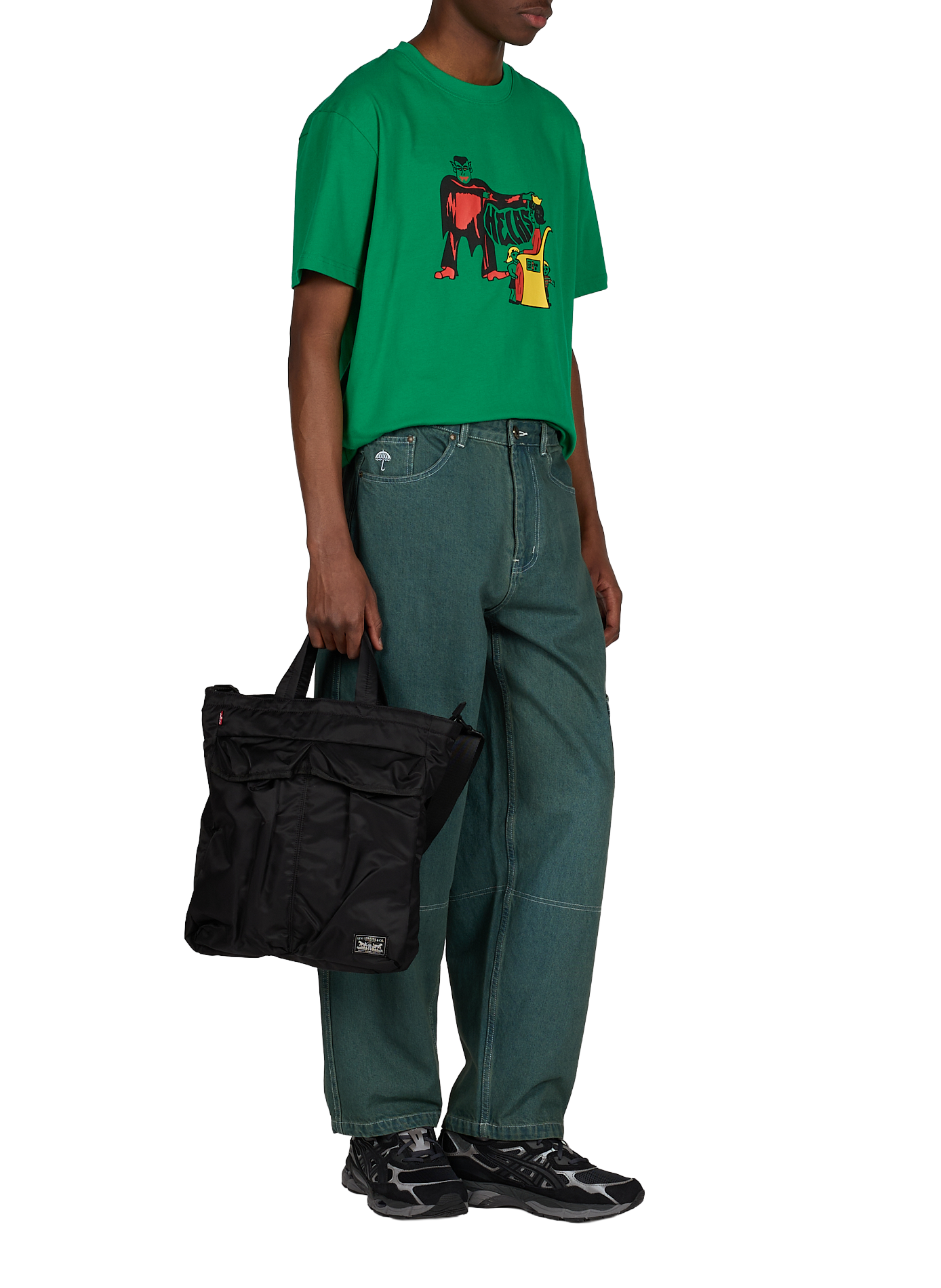 Tote bag with shoulder strap LEVIS ACCESSOIRES Black