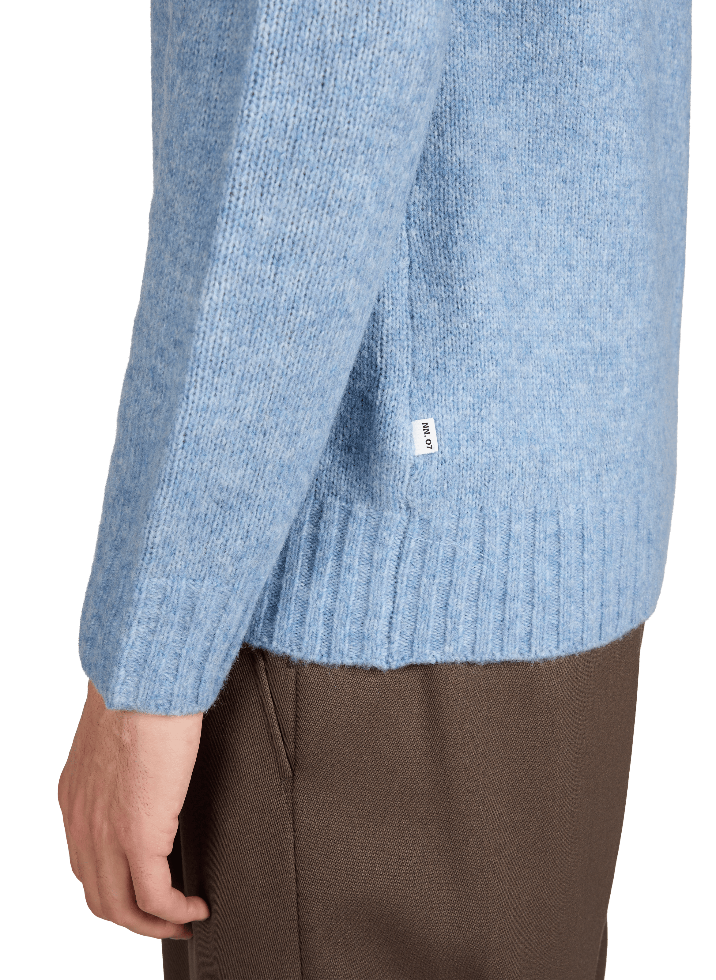 Pull en laine mérinos NN.07 Bleu