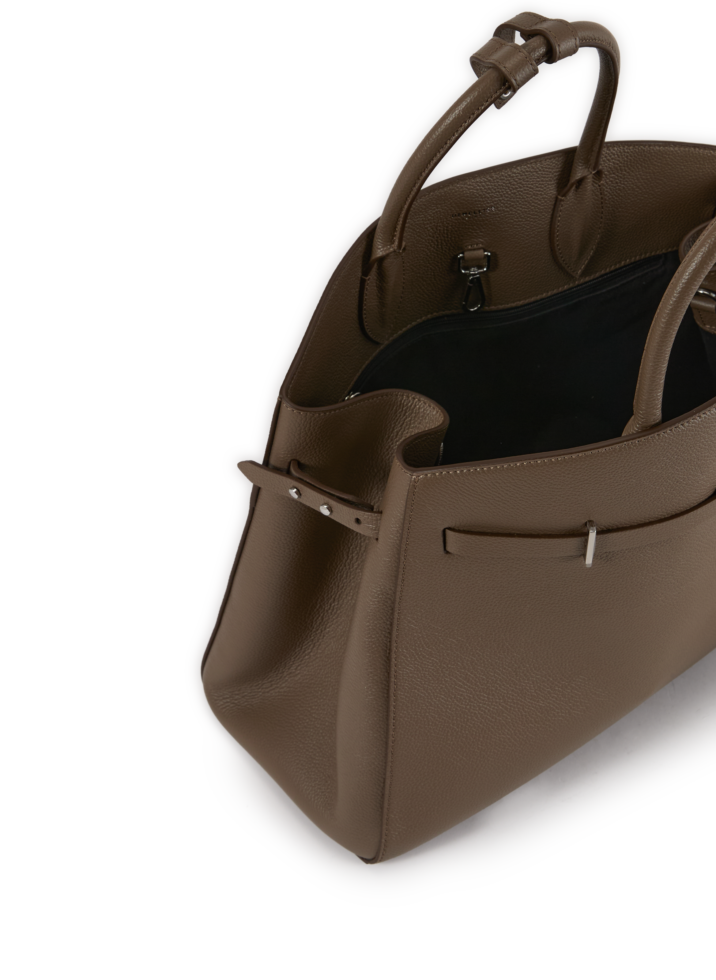 Sac cabas Midi Hudson en cuir DEMELLIER LONDON Marron