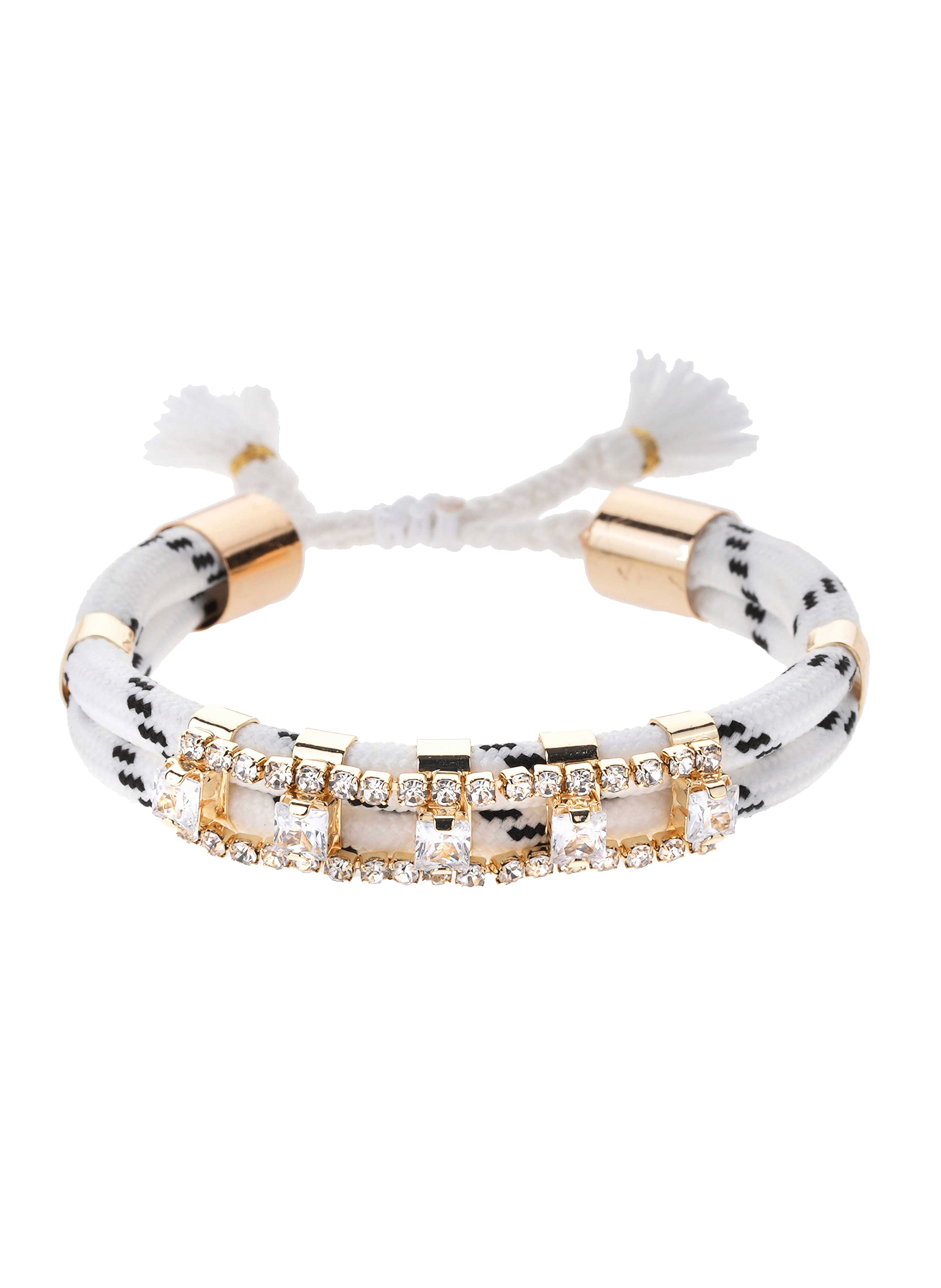 Bracelet réglable coloré iago HIPANEMA Blanc