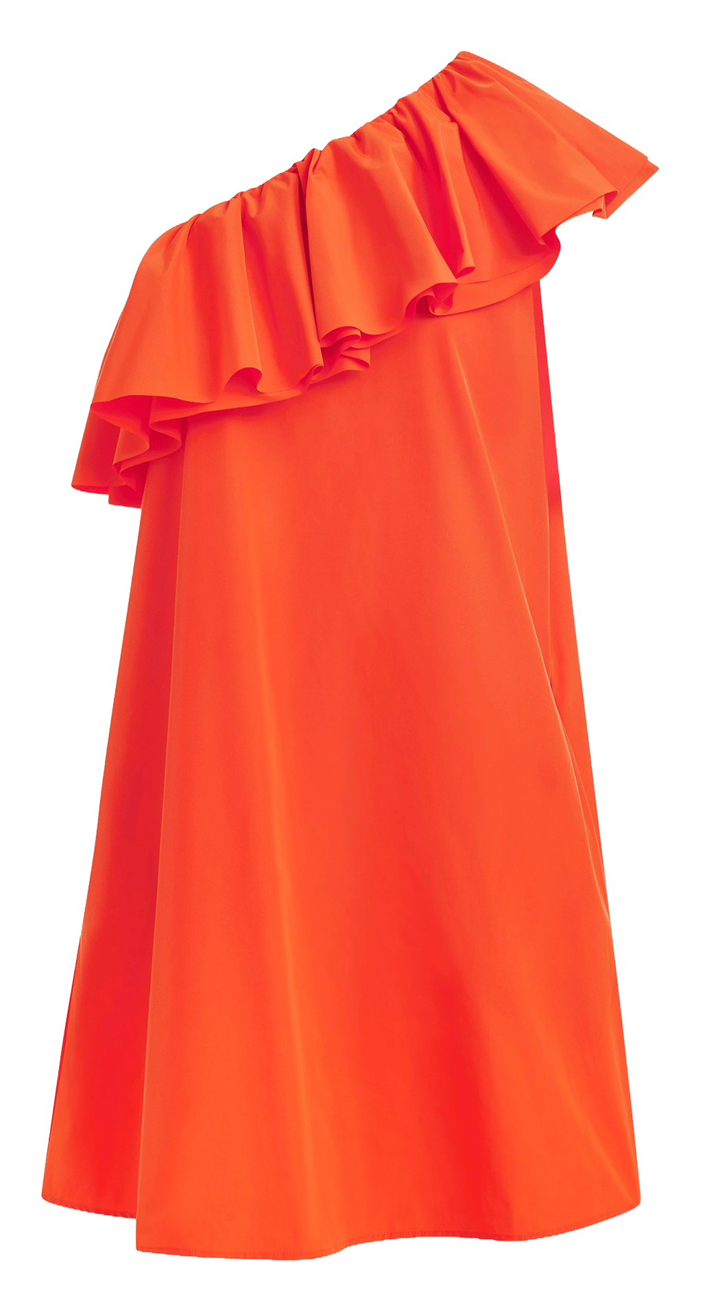 Robe courte col asymétrique juicer ESSENTIEL ANTWERP Orange