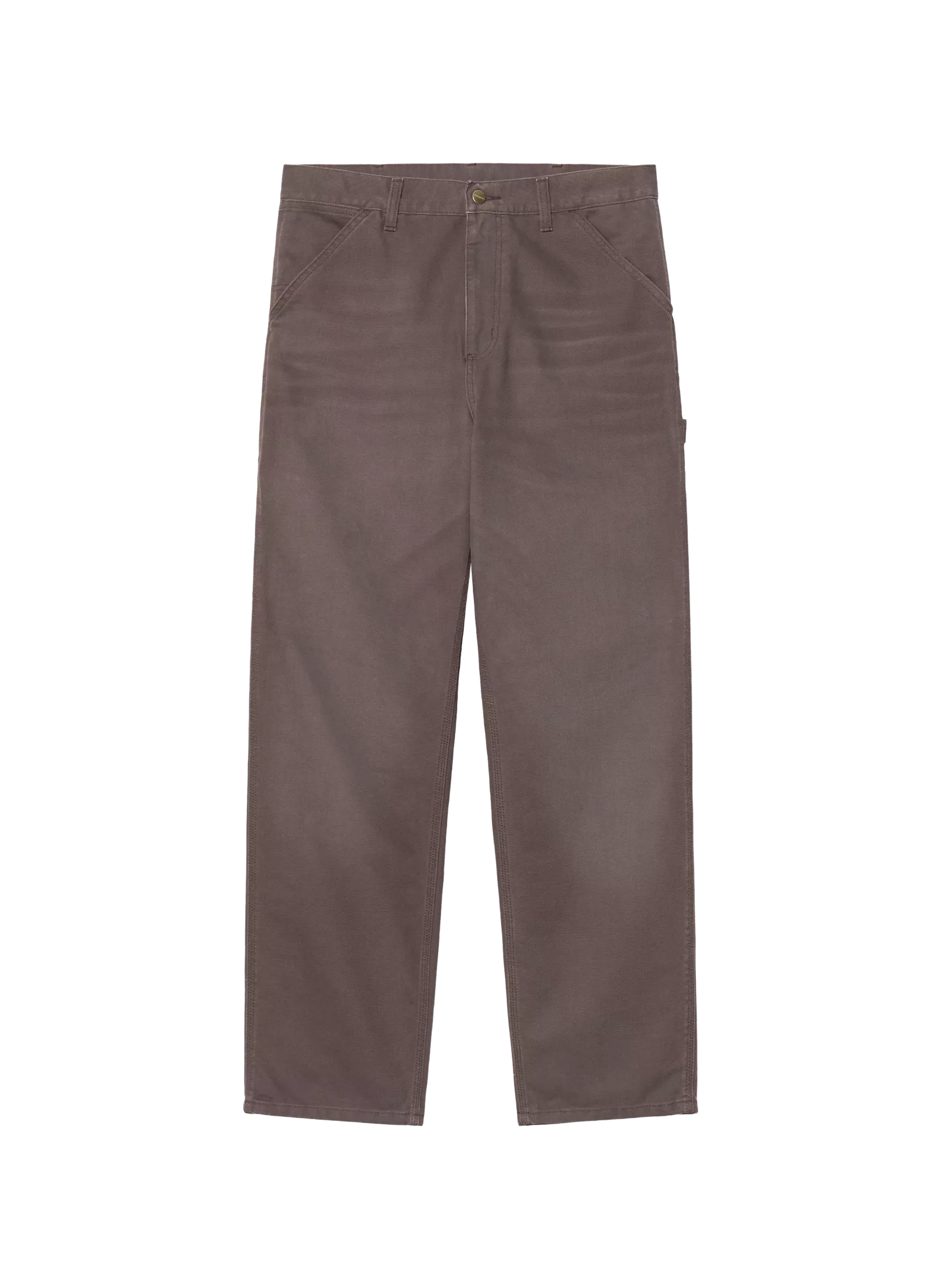 Plain cotton trousers CARHARTT WIP Brown