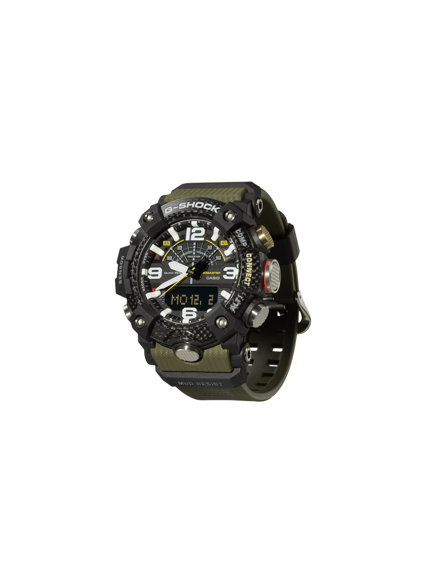 Montre quartz chrono en résine CASIO Noir