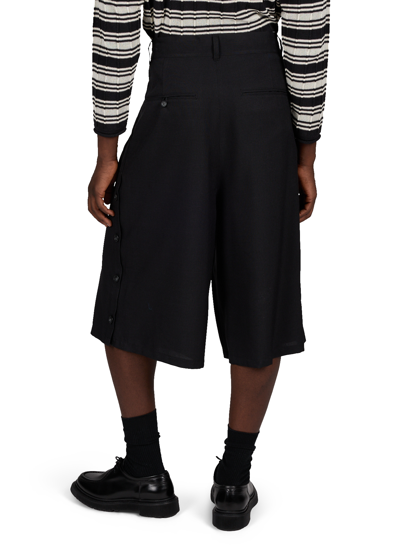 Straight shorts WANSIE Black