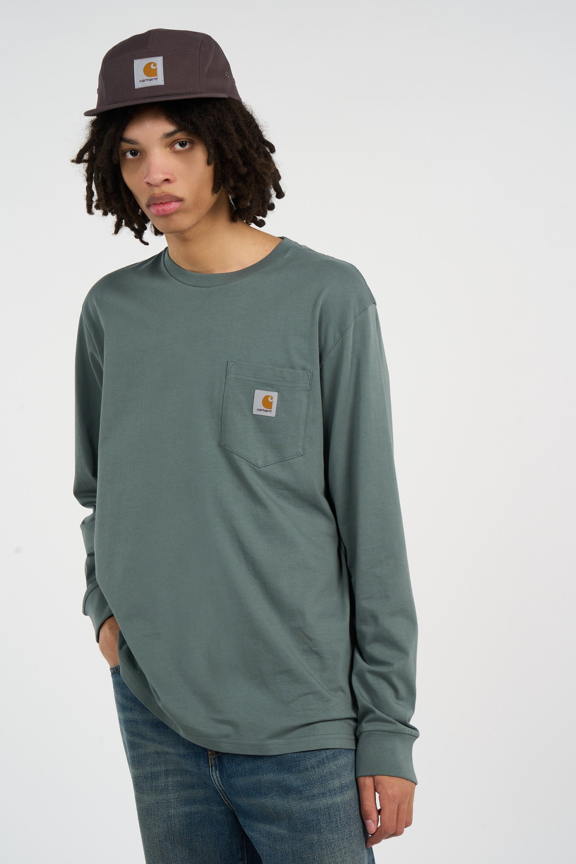 T-shirt pocket CARHARTT WIP Vert
