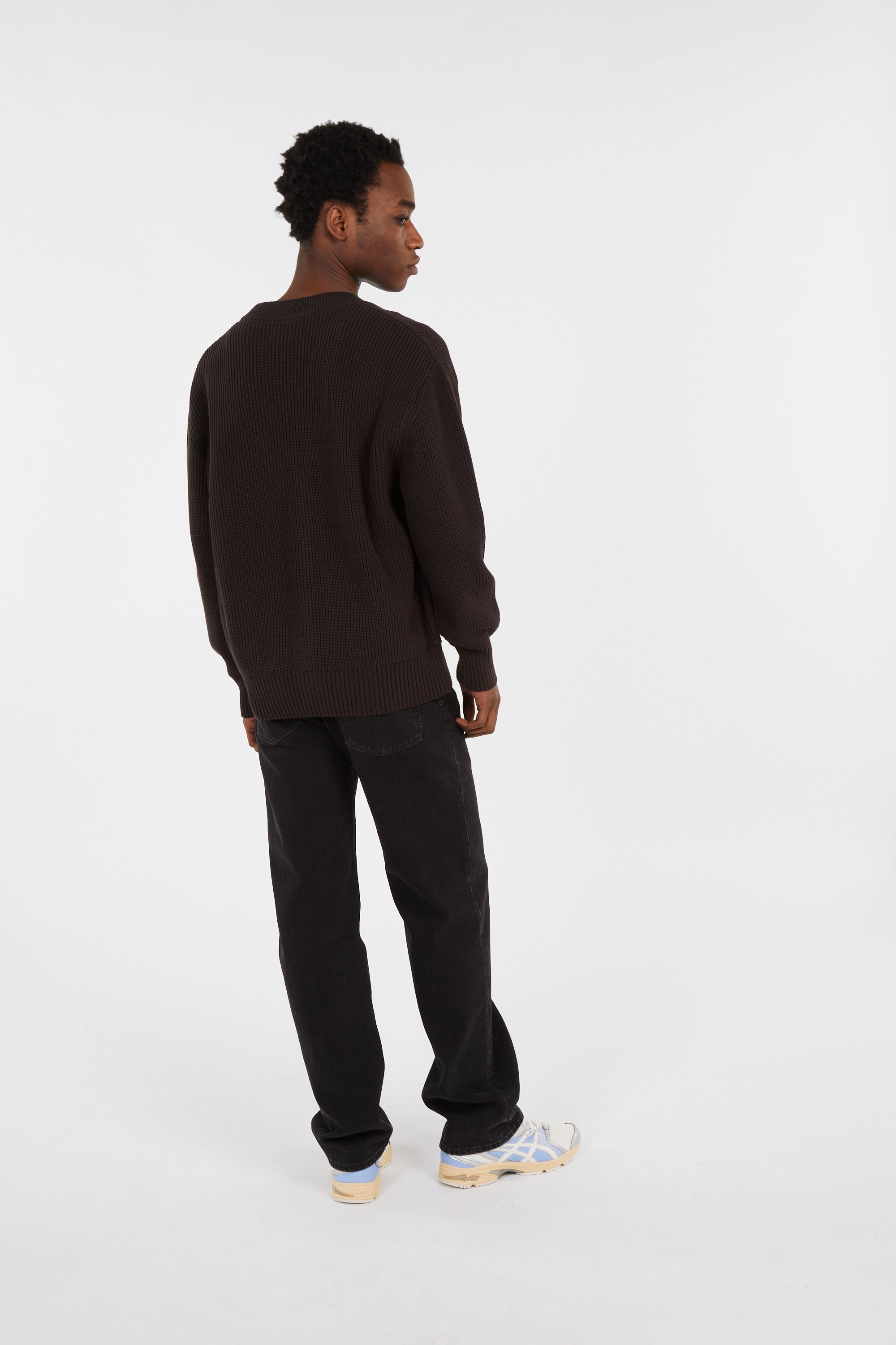 Cardigan tricot LACOSTE Marron