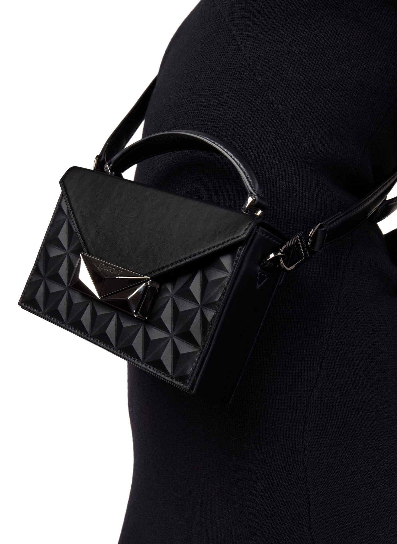 Umhängetasche Apex Nano Trunk aus Leder S.T. DUPONT Schwarz
