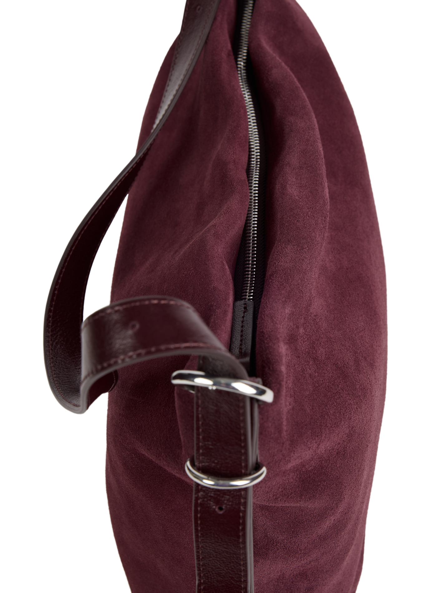 Schultertasche aus Leder NAT & NIN Violett