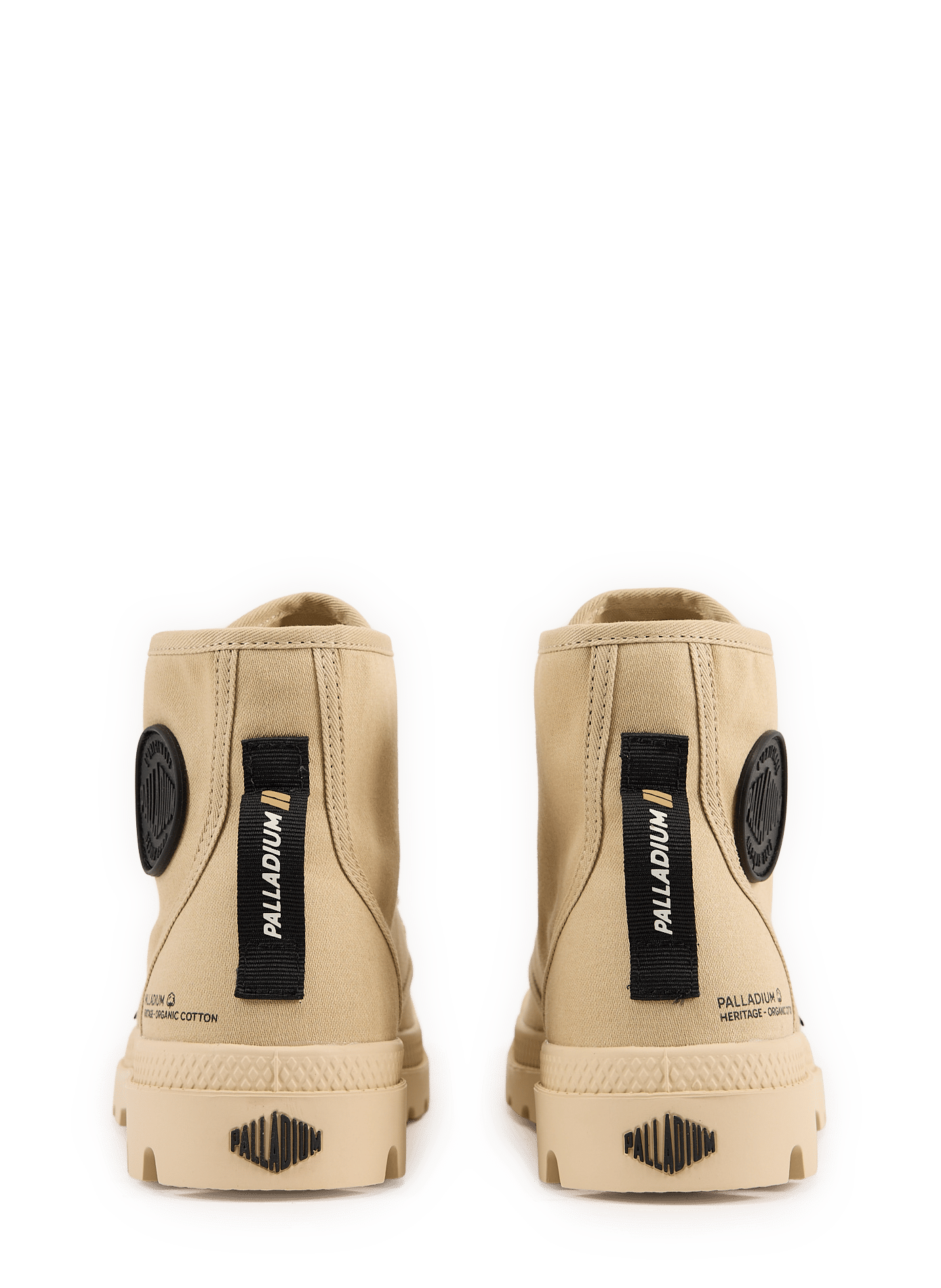 Bottines en coton PALLADIUM Beige