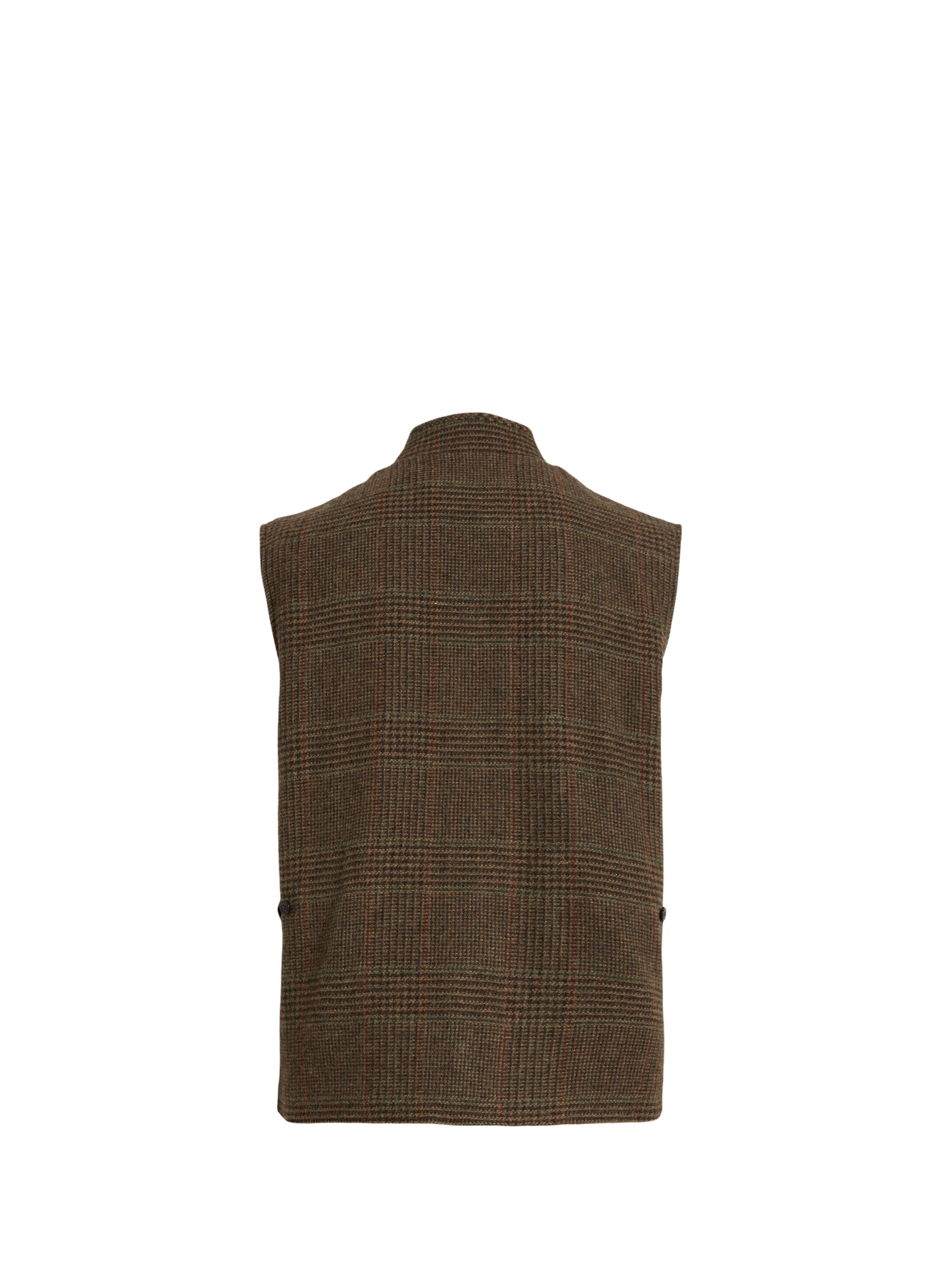 Tartan wool sleeveless jacket POLO RALPH LAUREN Multicolour