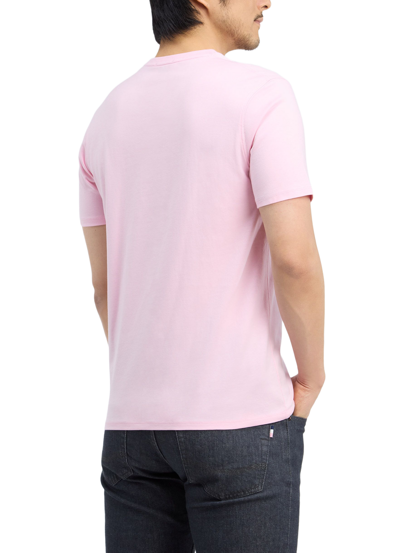 Tee-shirt col rond en coton | Roze EDEN PARK Heren