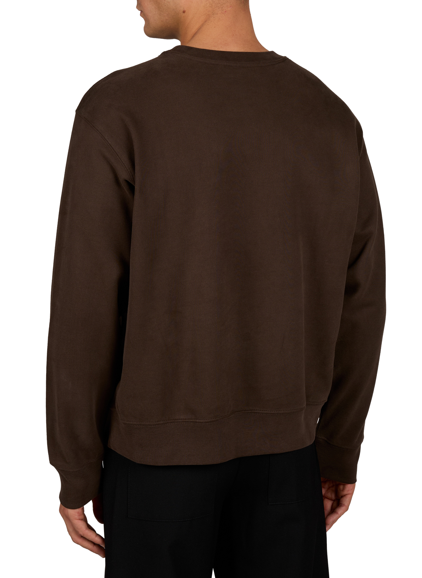Oversized cotton sweatshirt SELECTED Brown