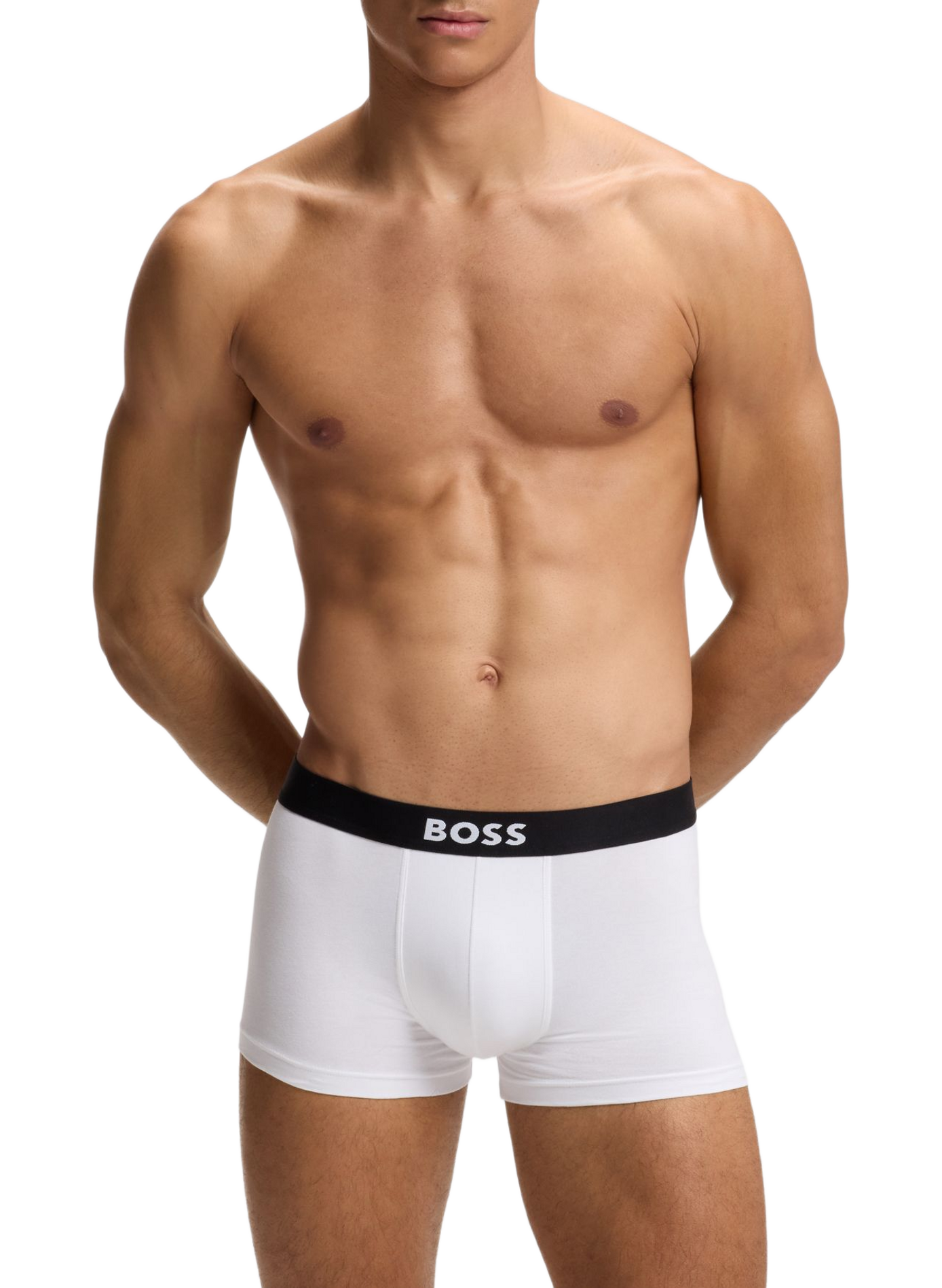 Lot de 3 boxers en coton mélangé BOSS Multicolore
