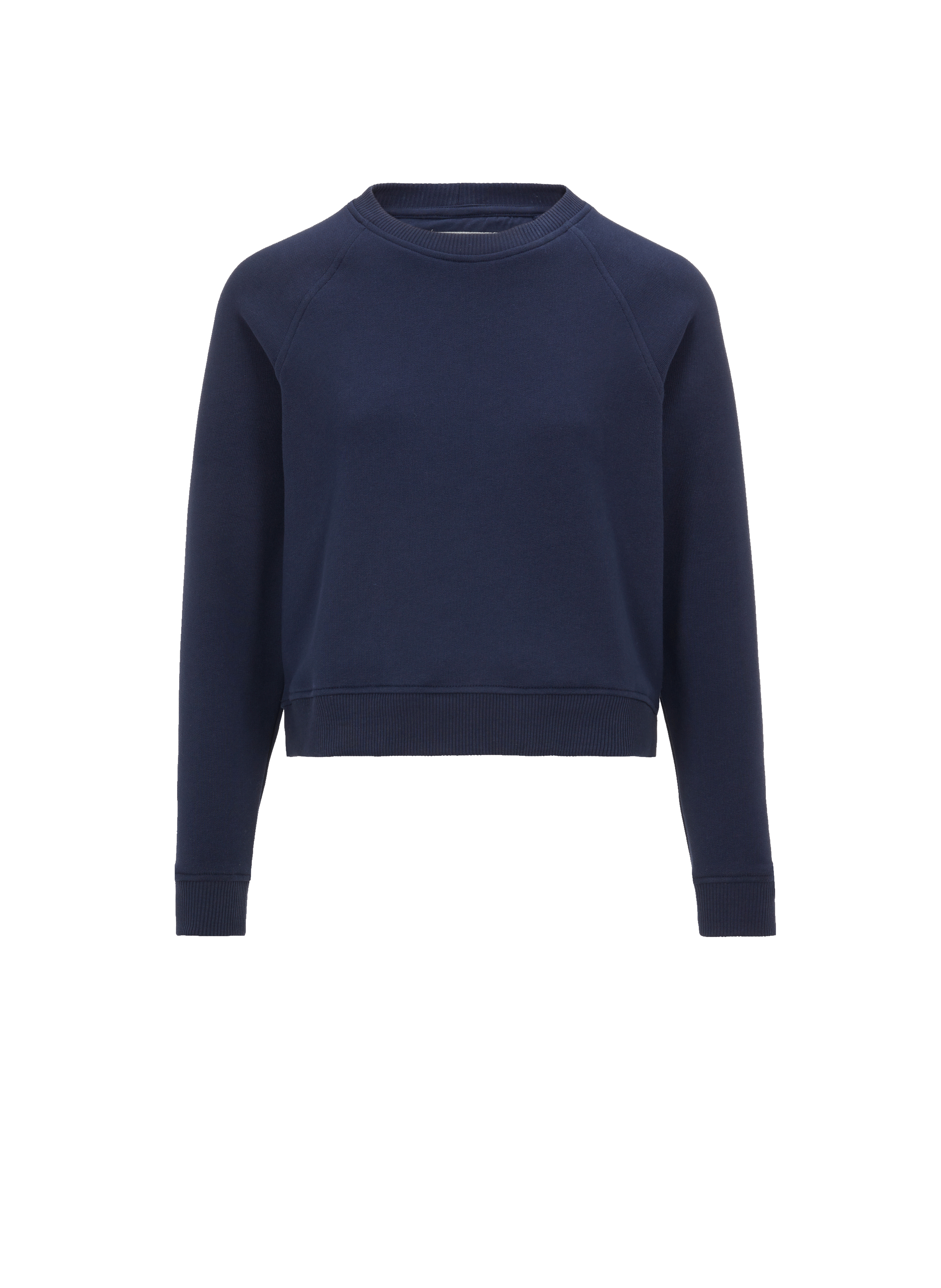 Sweatshirt cropped en coton organique
