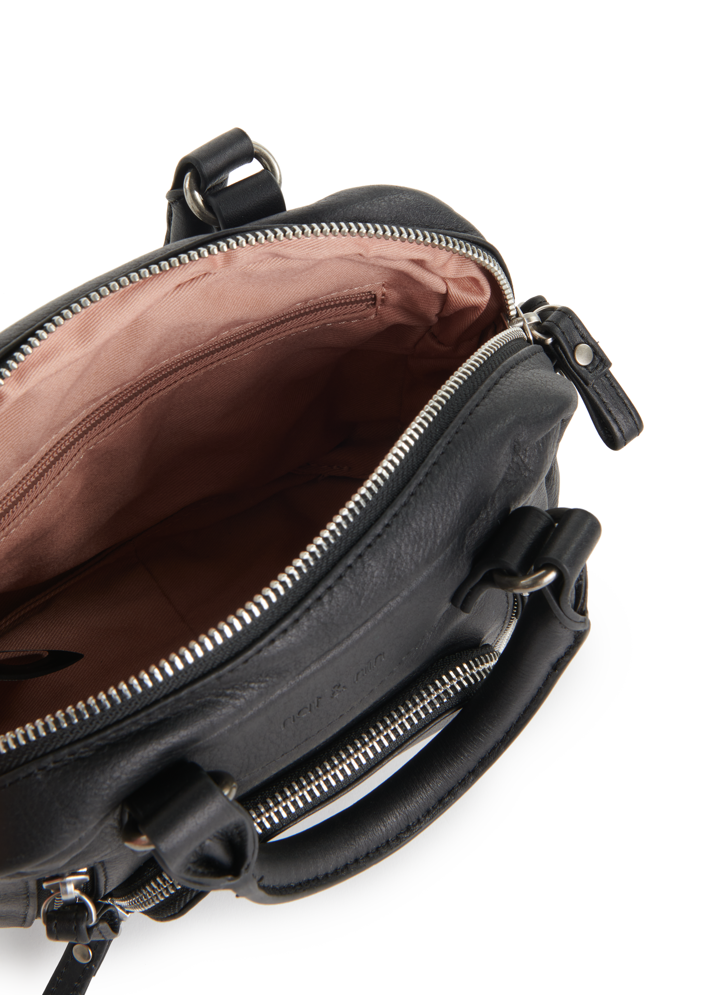 Micro sac à main Macy NAT &amp; NIN Noir