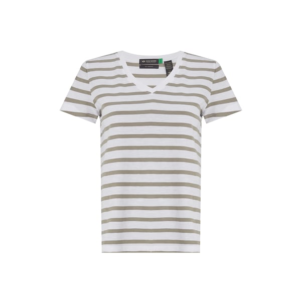 T-shirt col V en coton